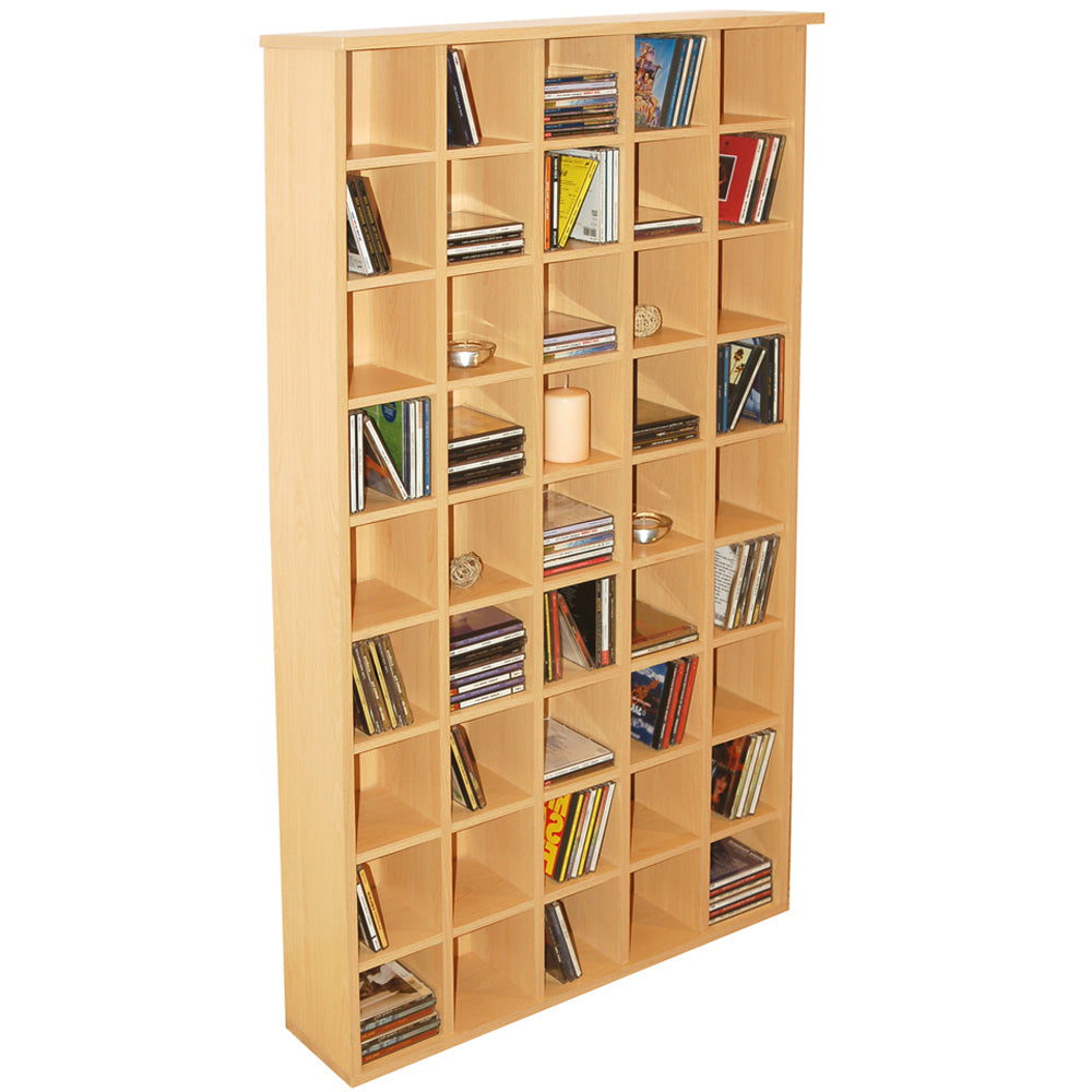 CD Storage Shelves - Beech