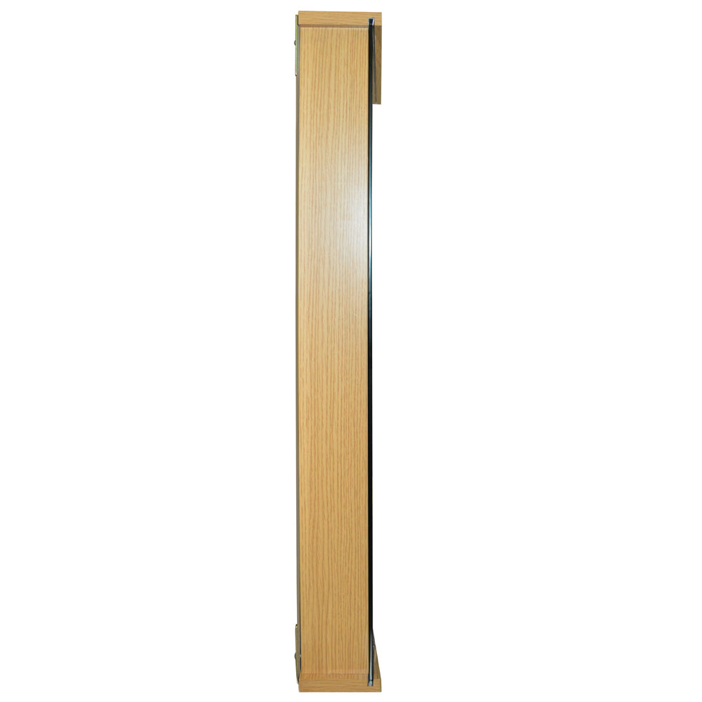 COLLECTORS - Wall Display Cabinet With Six Glass Shelves - Oak