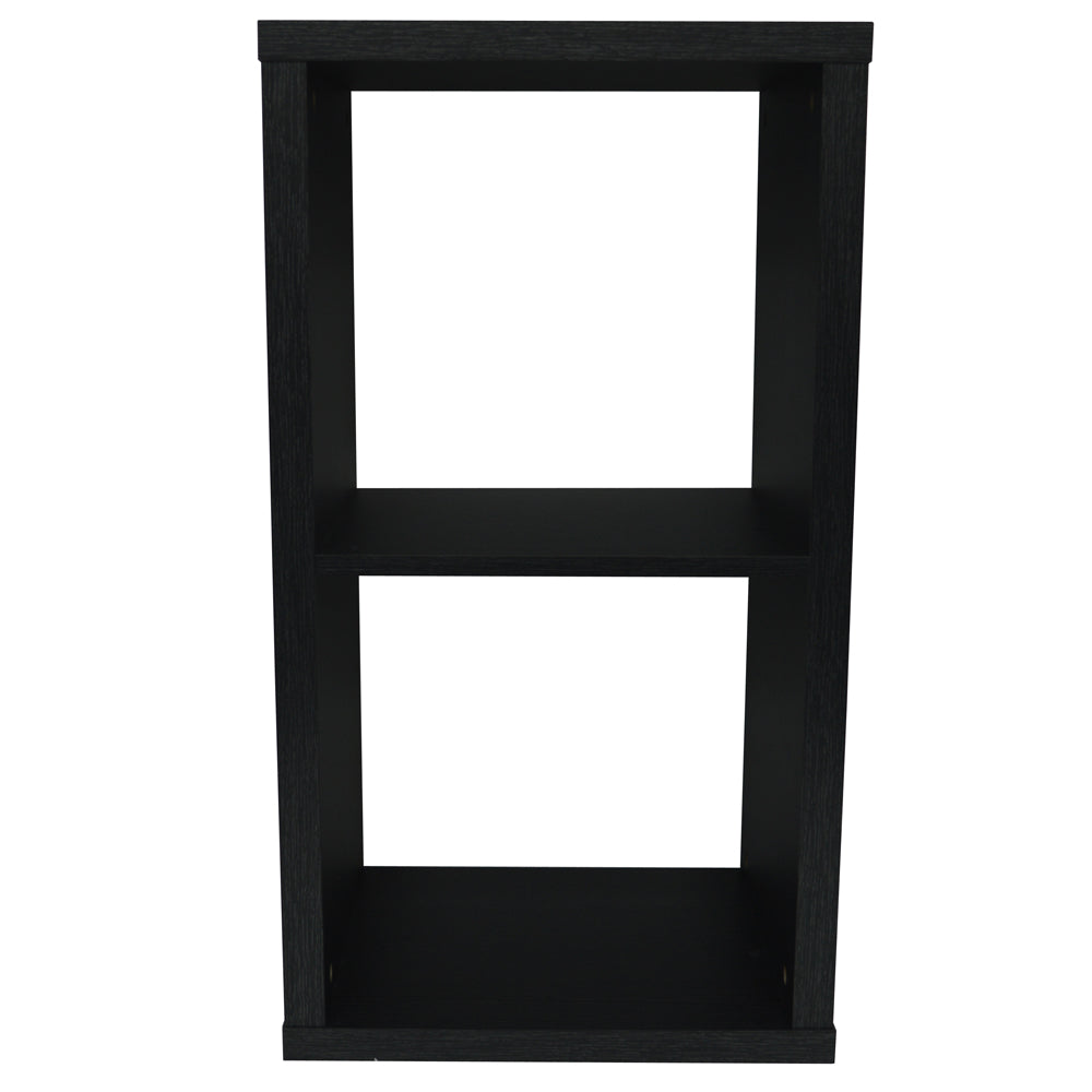 CUBE - 2 Cubby Square Display Shelves / Vinyl LP Record Storage - Black