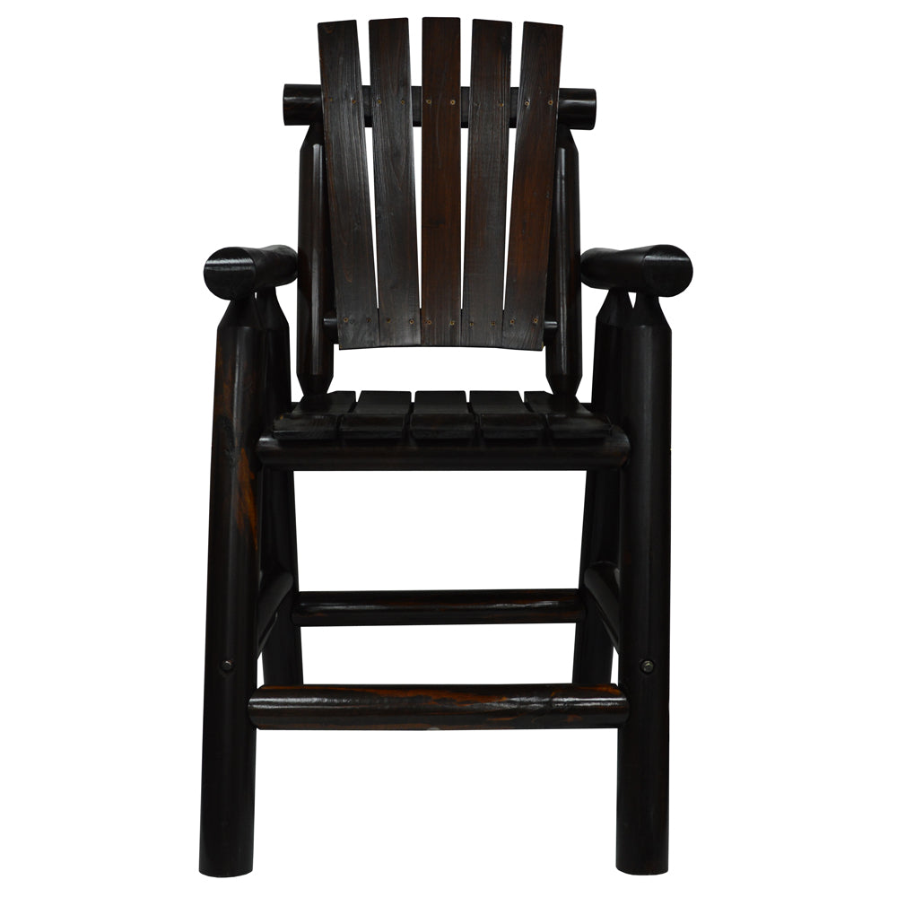 WATSONS - Large Bar Chair Outdoor Wooden - Burntwood