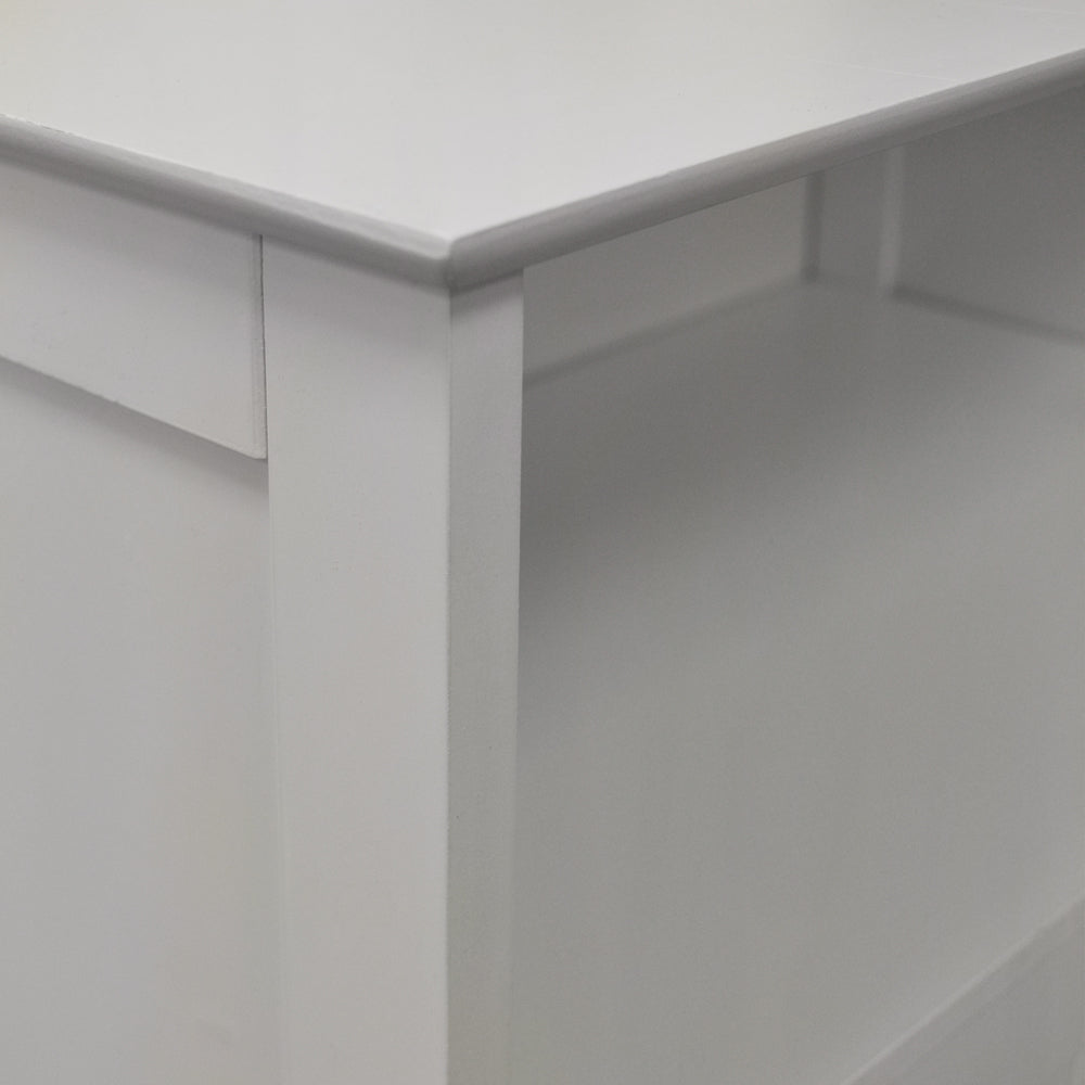 WALTHAM - Shaker Tongue and Groove Bathroom 2 Door Storage Cabinet - White