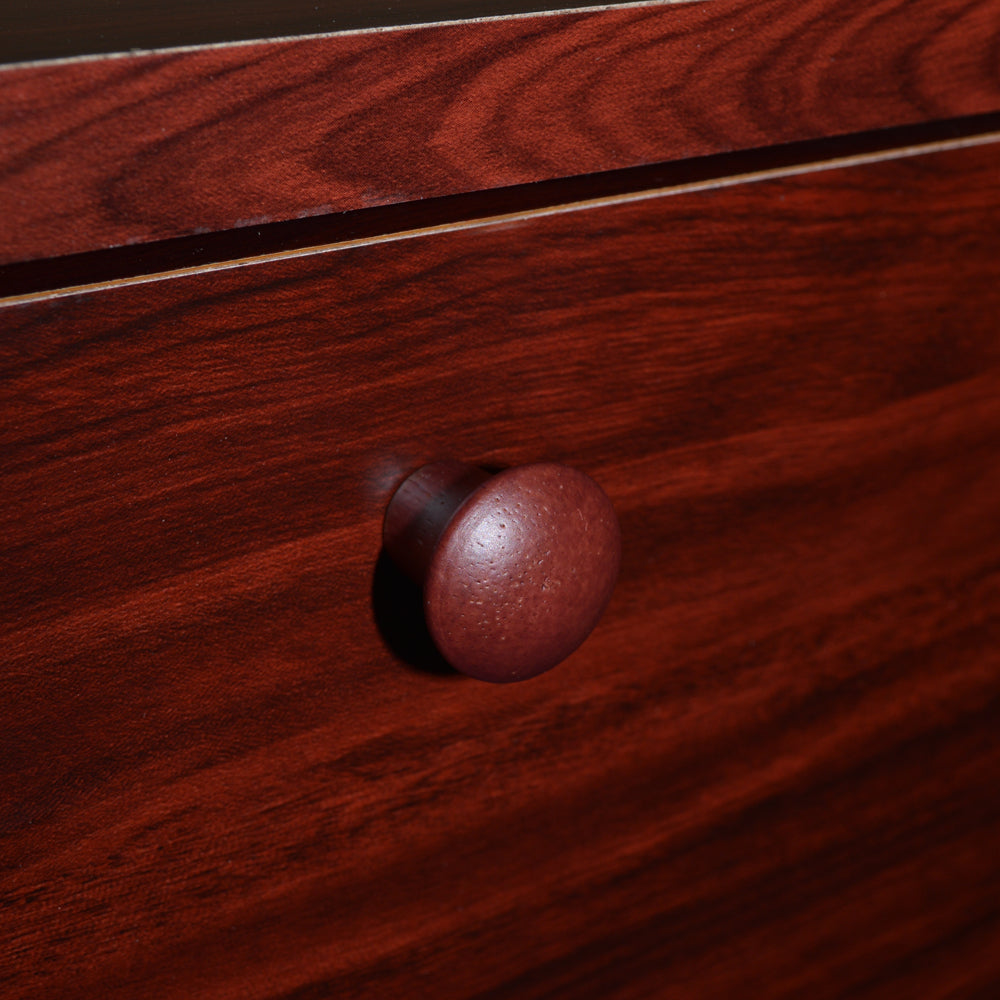 CD 200 - 200 CD Storage Cupboard Tilting 4 Drawer - Mahogany
