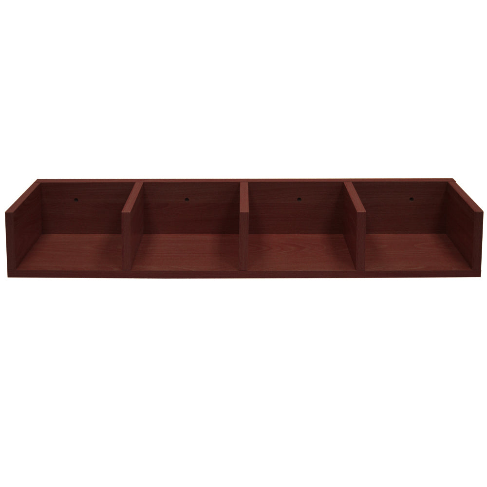 VIRGO - 84 CD / 56 DVD / Blu-ray / Video Media Wall Storage Shelf - Dark Oak