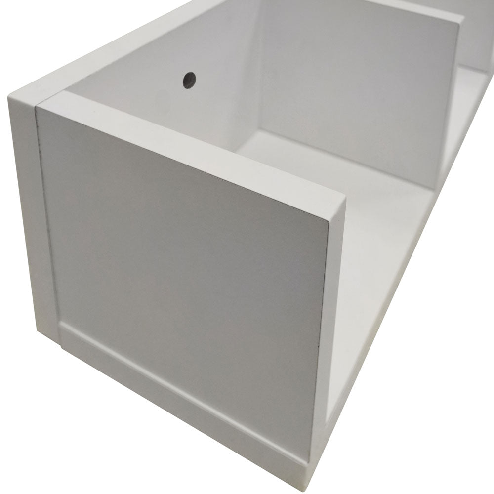 VIRGO - 84 CD / 56 DVD / Blu-ray / Media Wall Storage Shelf - White