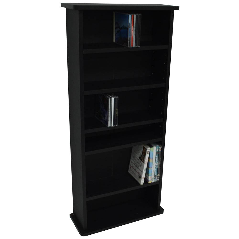 Perfect for organizing CDs, DVDs, and Blu-rays
