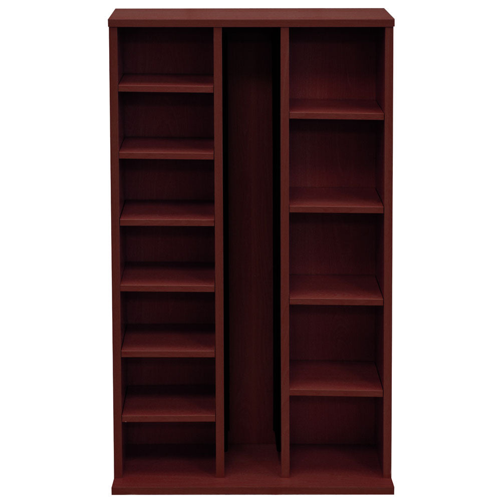 ST LAURENCE - 355 CD / 130 DVD Blu-ray Media Storage Shelves - Mahogany