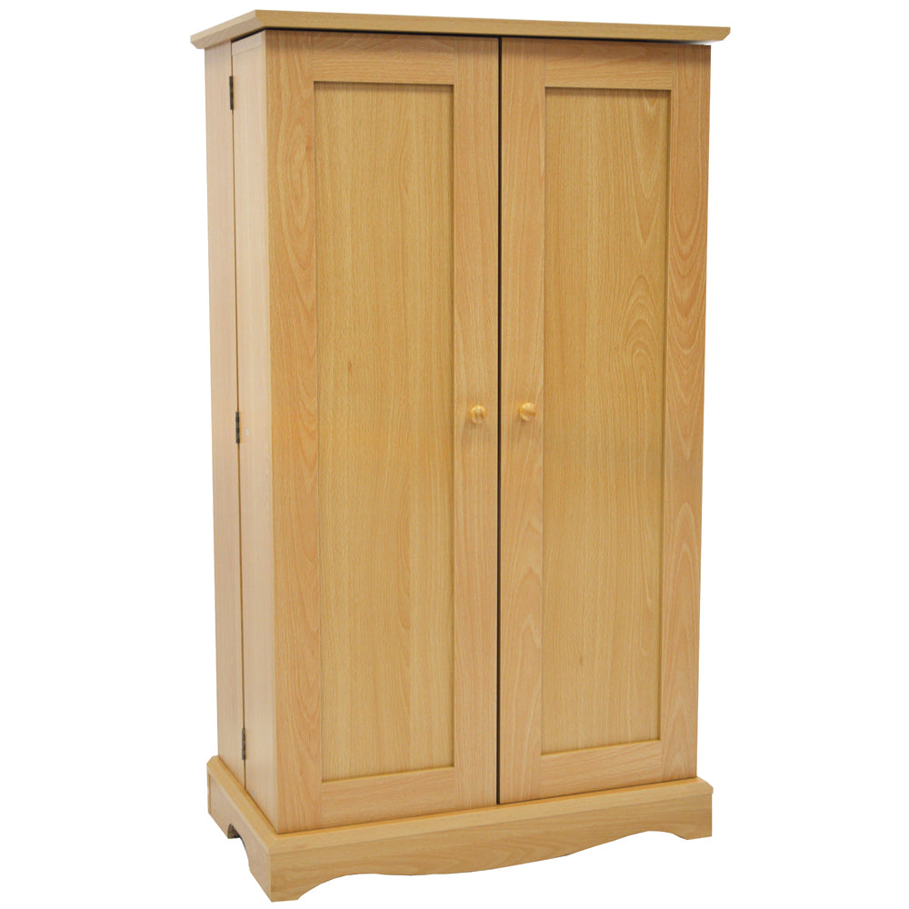 CD / DVD / Video Media Storage Cupboard - Beech