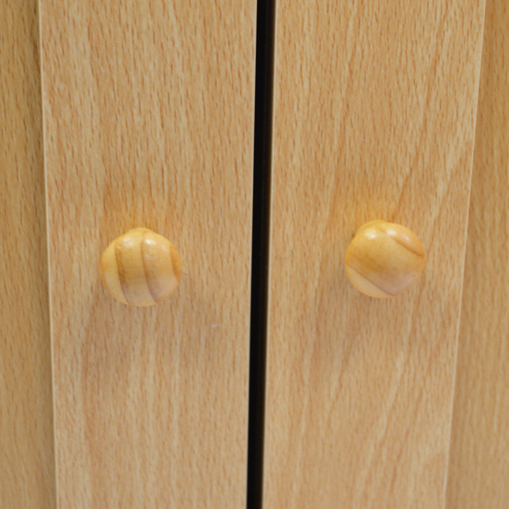 RICHMOND - Storage Cupboard - 495 CD / 210 DVD / Blu-ray / Video Media - Beech