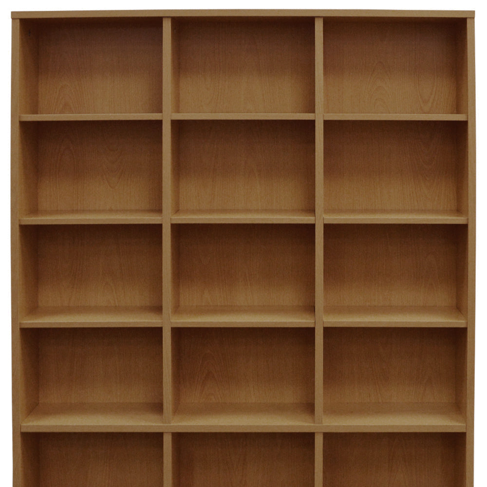 PIGEON HOLE - 588 CD / 378 DVD Blu-ray Media Storage Unit - Oak