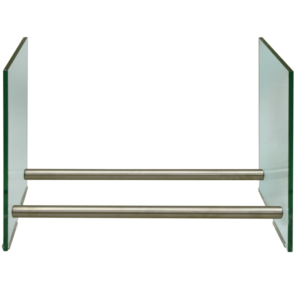 Space-saving contemporary log storage solution