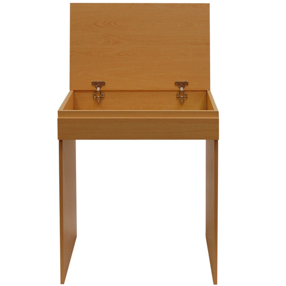 TISCH - Flip Top Office Desk / Workstation / Dressing Table - Beech