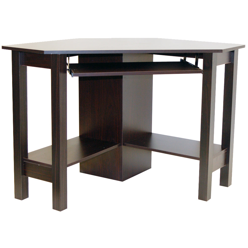 HORNER - Corner Office Desk / Computer Workstation - Walnut