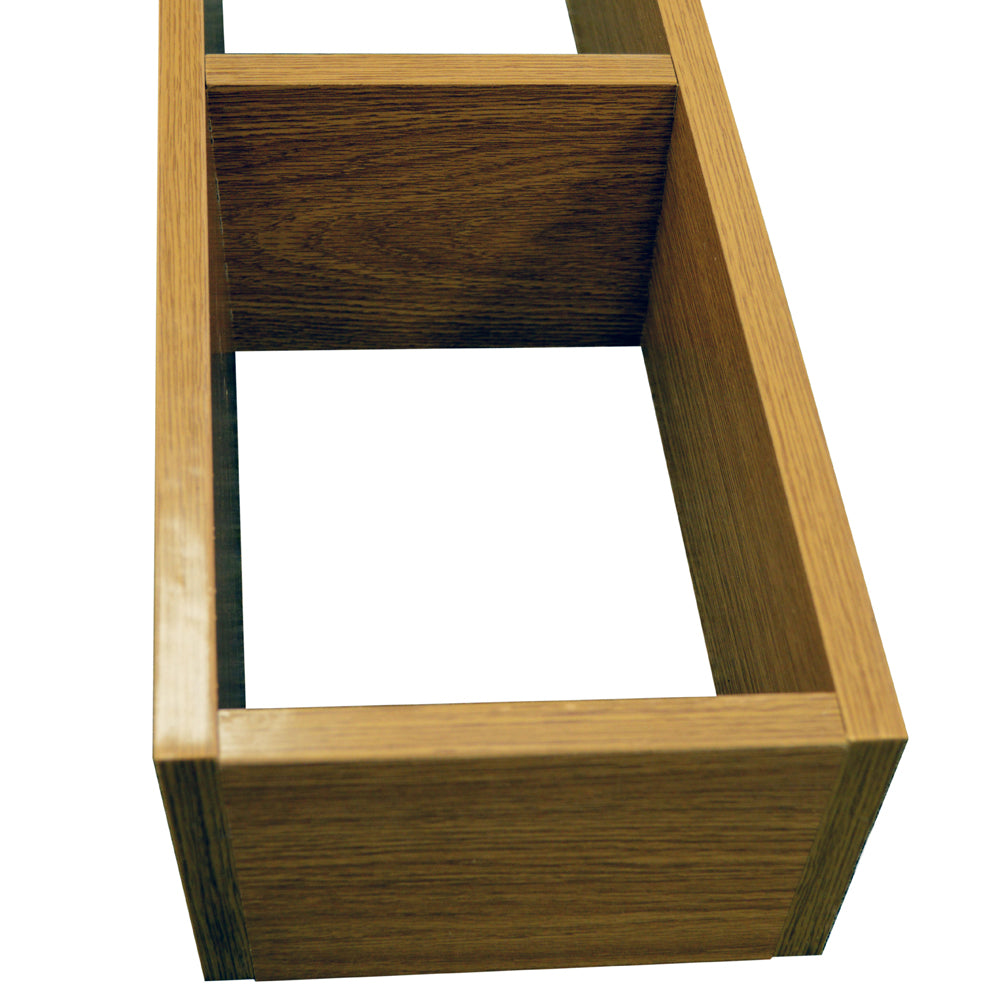 TWIN - Wall Display / Storage Floating Shelves - Set of Two - Oak