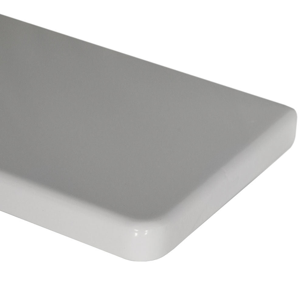 Chunky Gloss Over Radiator Shelf 120cm / 4ft - White