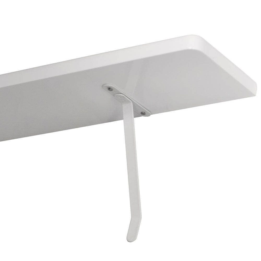 Chunky Gloss Over Radiator Shelf 120cm / 4ft - White