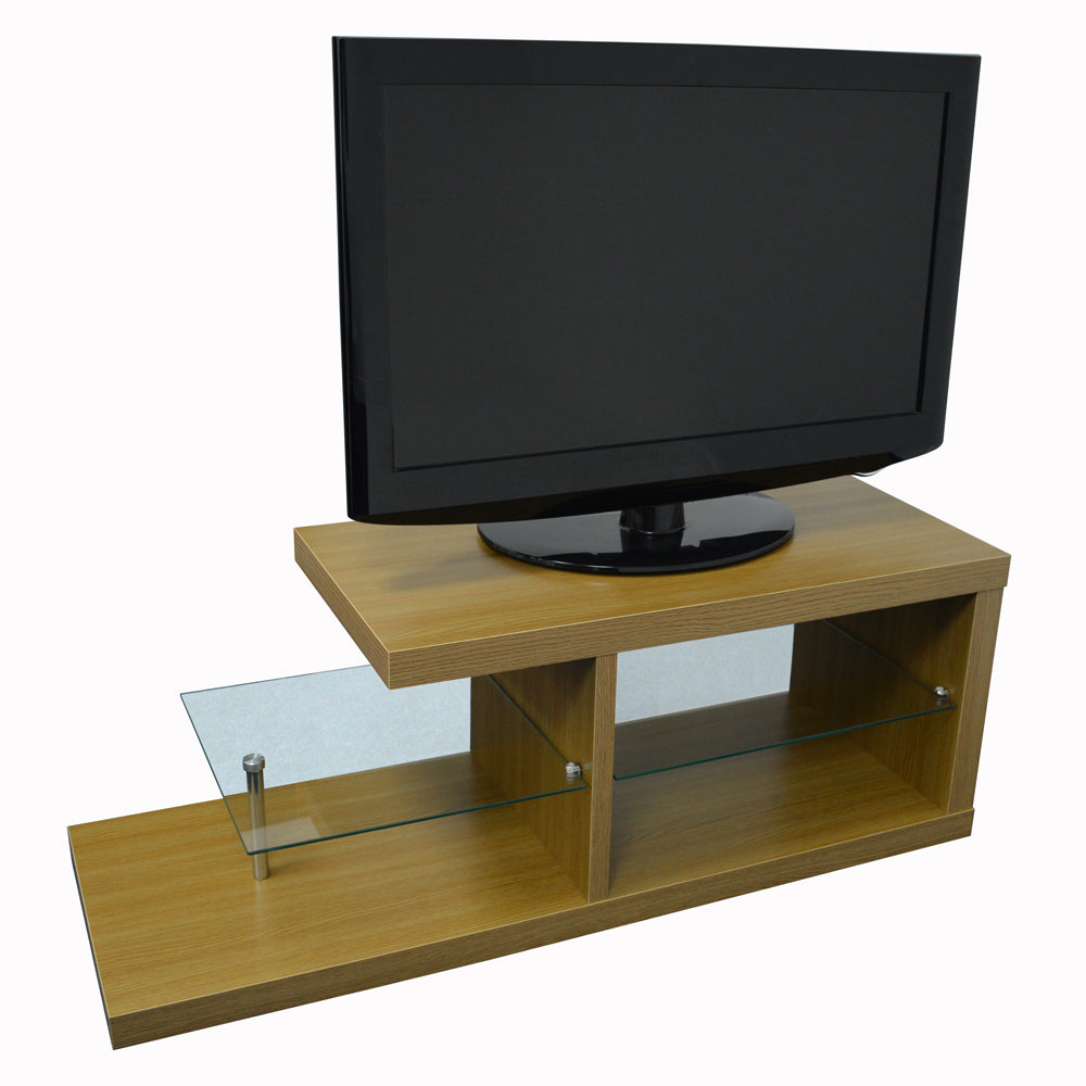 Contemporary space-saving home TV stand