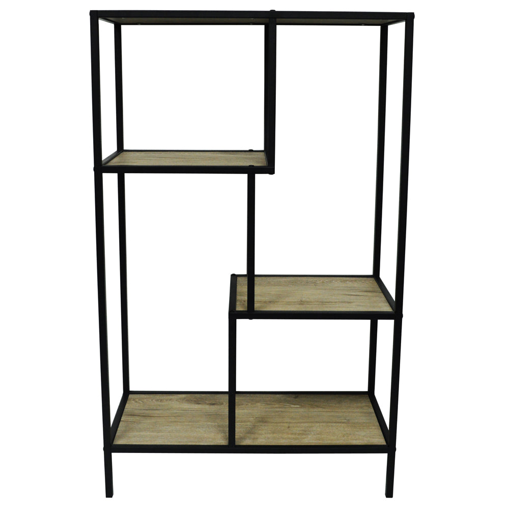 Sleek and space-saving shelving unit