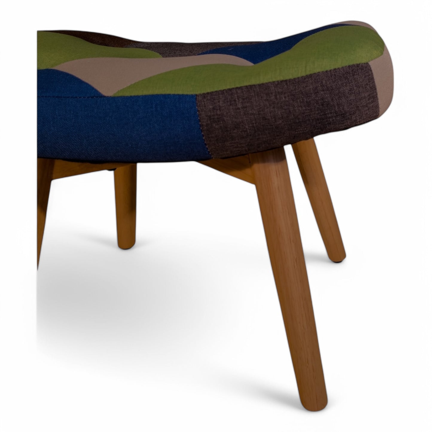 Grove Patchwork Stool – Multicoloured Dressing Seat