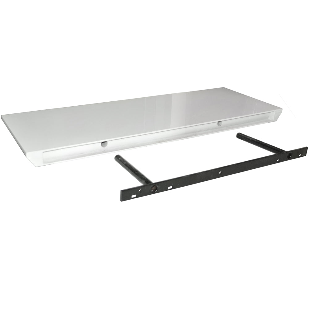 Contemporary floating shelf for elegant displays