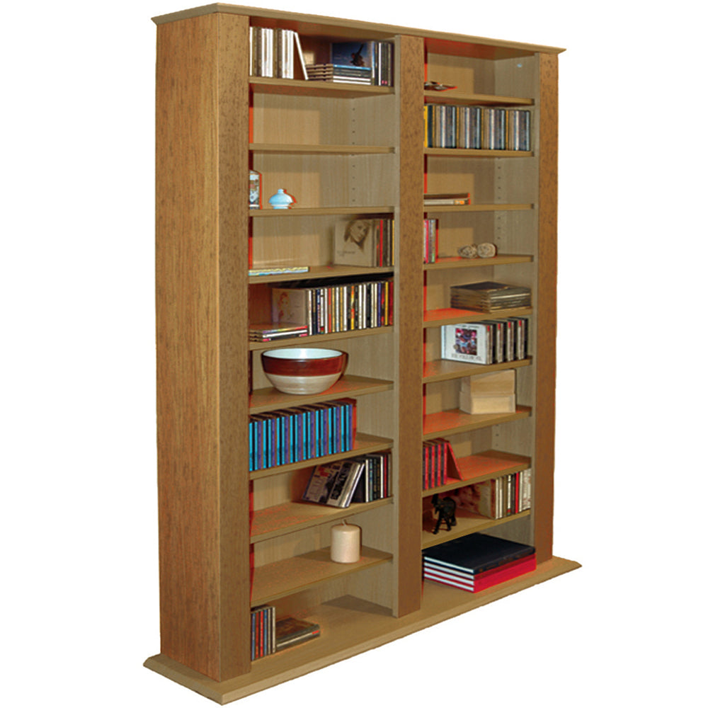 Sleek and space-saving CD/DVD organizer