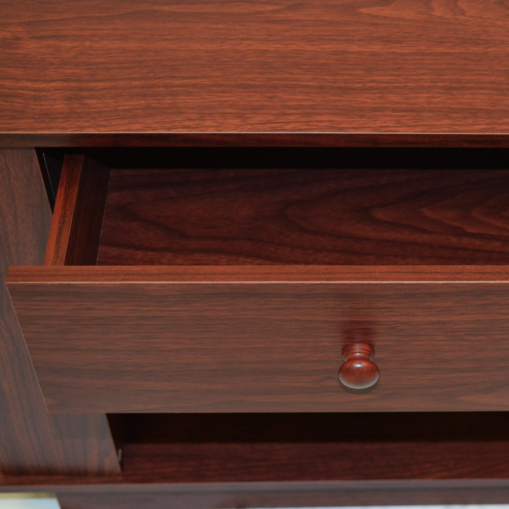 Classic mahogany finish side table