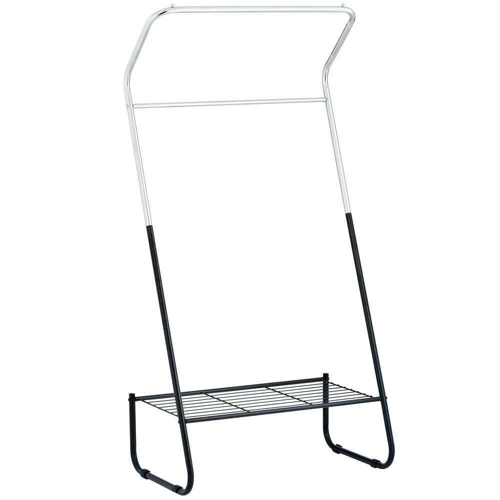 Minimalist clothes rail for space-saving storage