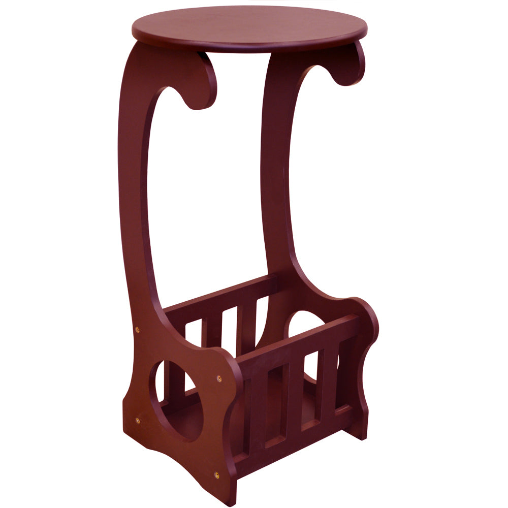 Contemporary wooden table for elegant storage