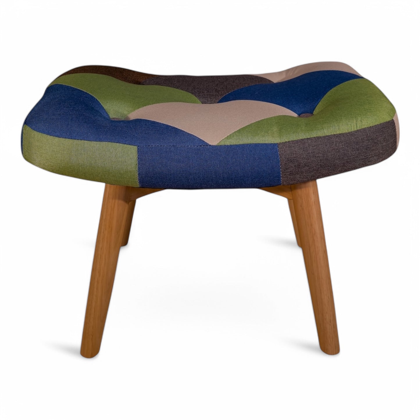 Grove Patchwork Stool – Multicoloured Dressing Seat