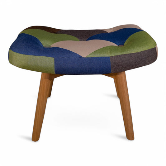 Grove Patchwork Stool – Multicoloured Dressing Seat