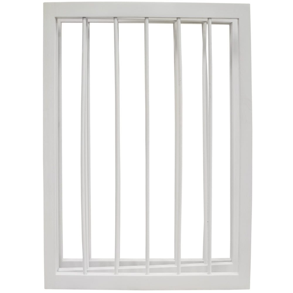 CHERISH - 3 Section Wooden Solid Wood Folding Pet Gate - White