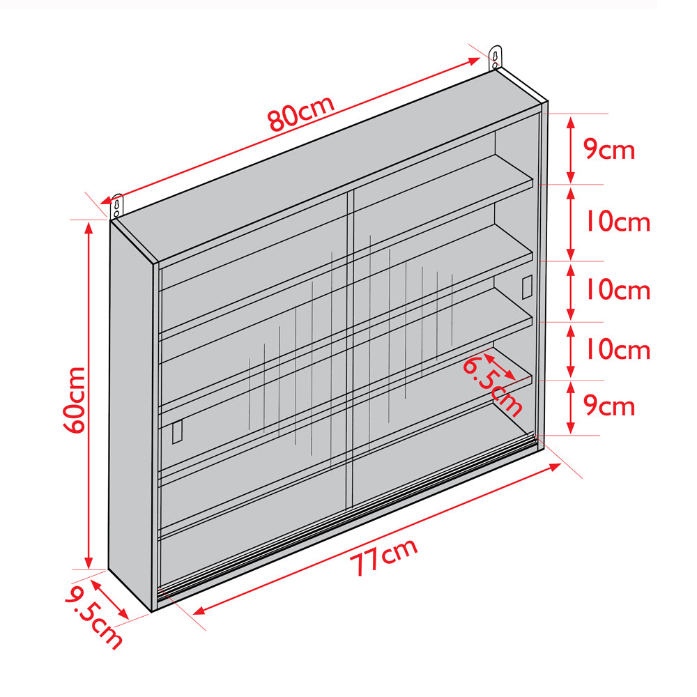 Perfect for showcasing models, figurines, and more