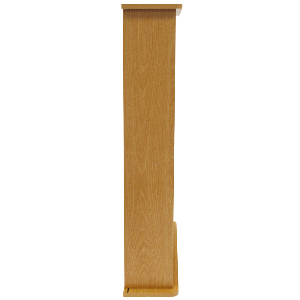 CHAK - 222 CD or 104 DVD Blu-ray Media Storage 6 Shelf Unit - Beech