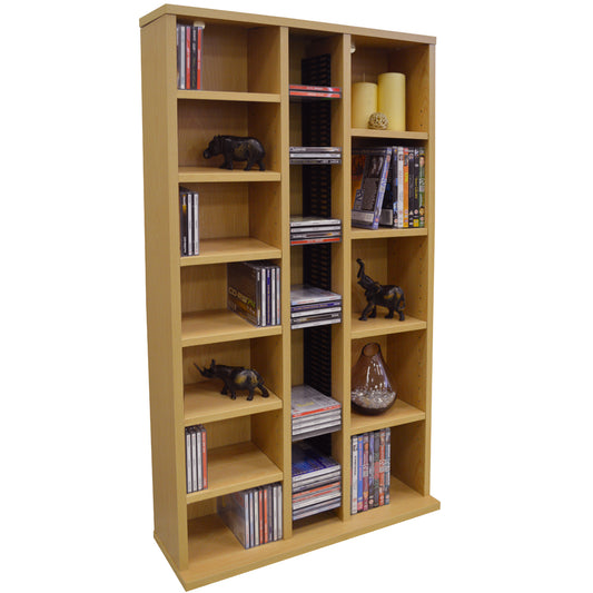 CD DVD Media Storage Shelves - BEECH