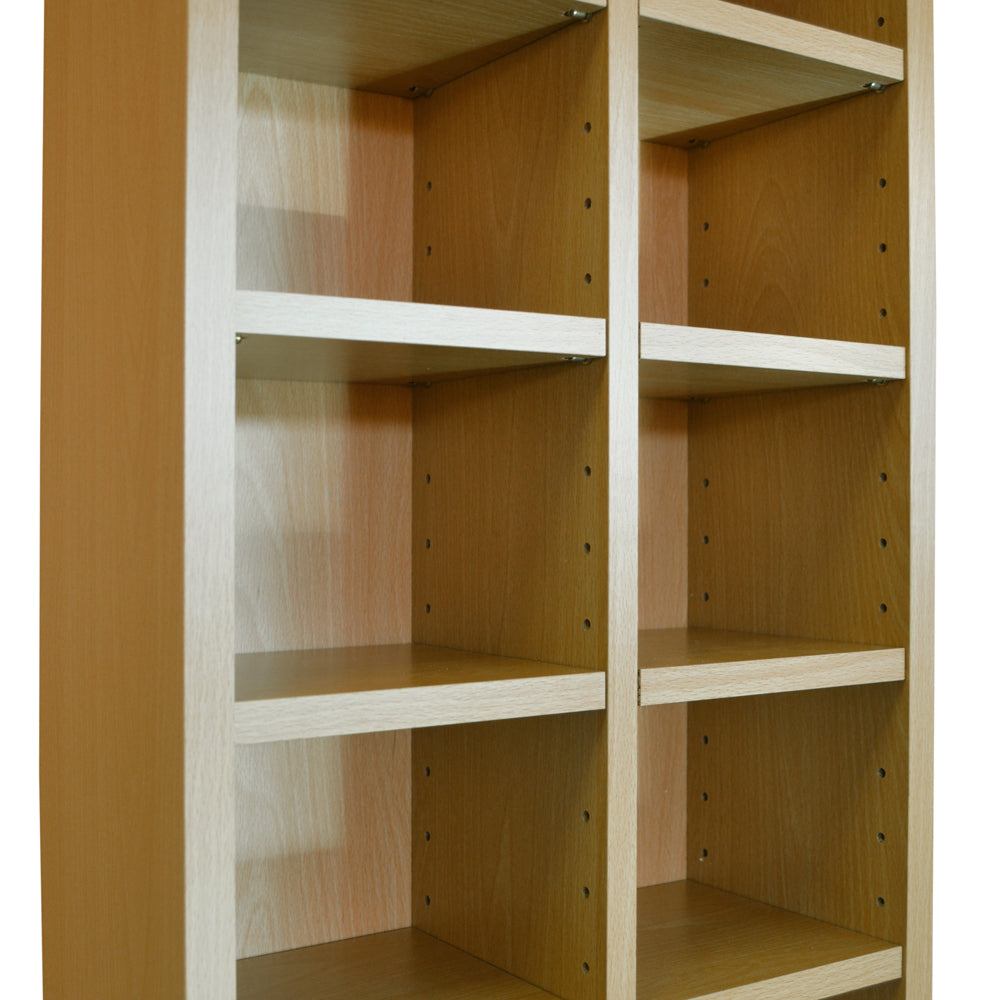 BLOCK - Tall Sleek 360 CD / 160 DVD Media Storage Tower Shelves - Beech
