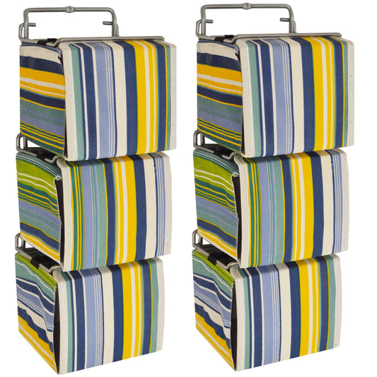 Wall Mounted 66 CD Storage Unit with Canvas Carry Boxes