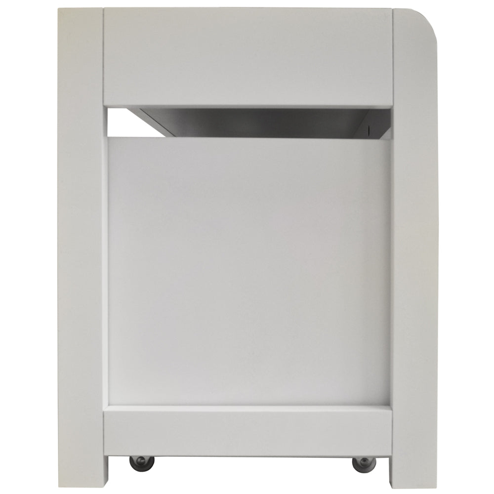 NEWTON - Hallway / Shoe / Toy / Bedroom Storage Bench with 3 Drawers - White