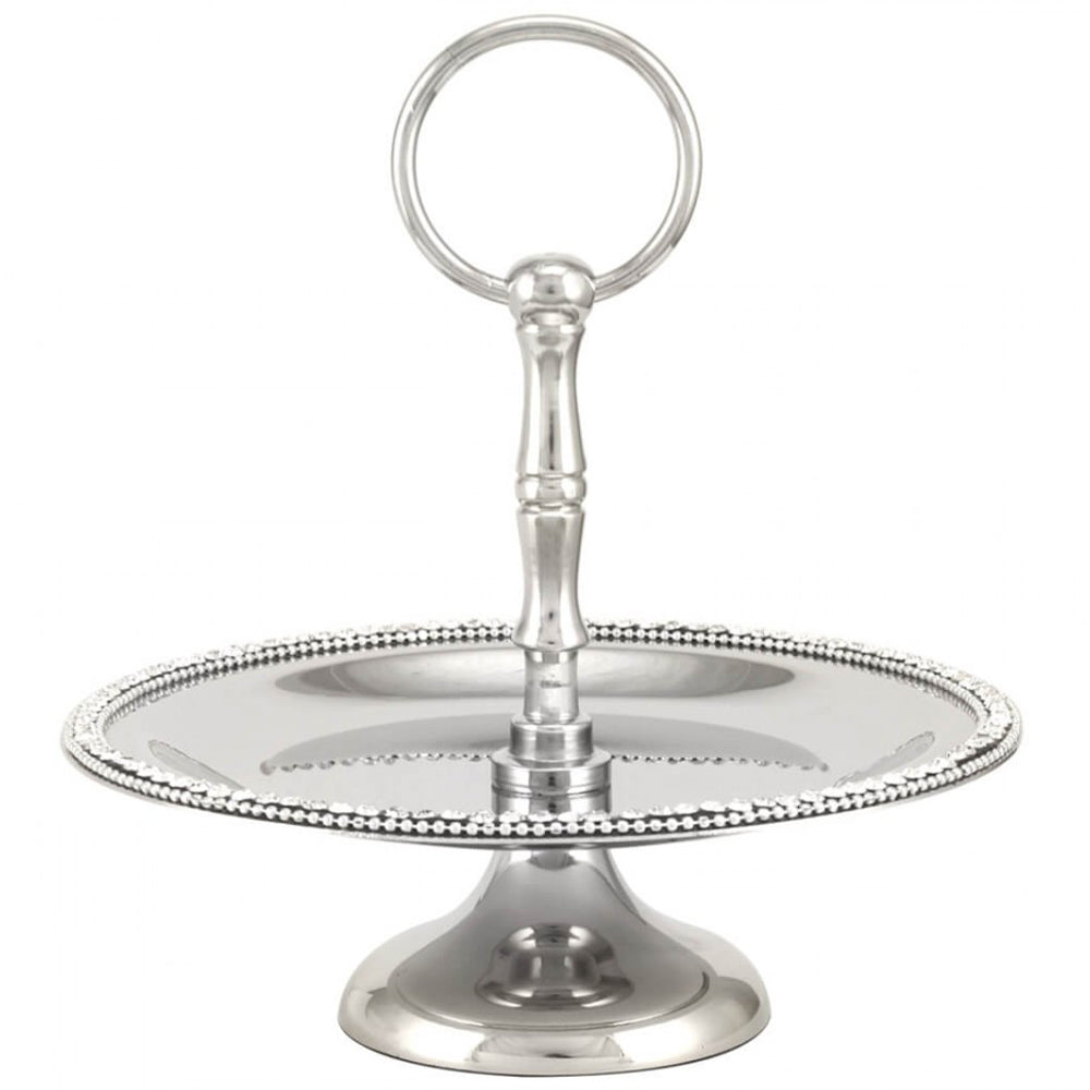 ANTIQUE - Traditional Metal Round Decorative Cake Afternoon Tea Stand
