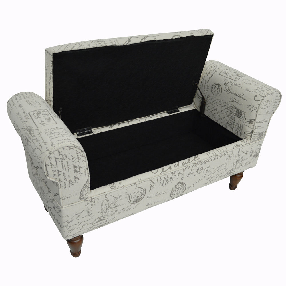Stylish and durable storage ottoman for modern interiors