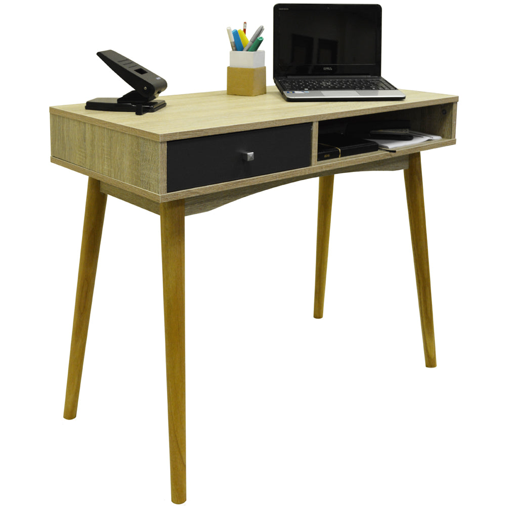 Stylish and functional desk in home office setting