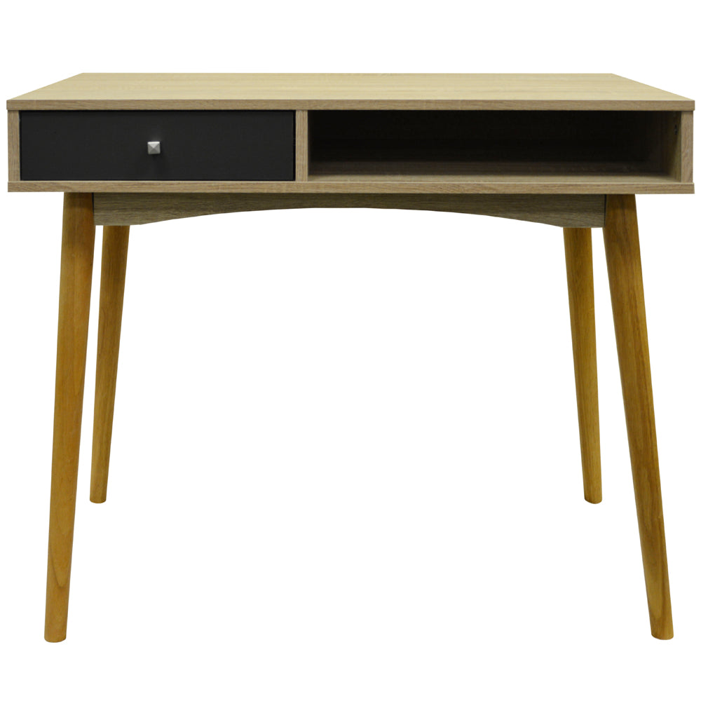 Side view of sturdy desk legs