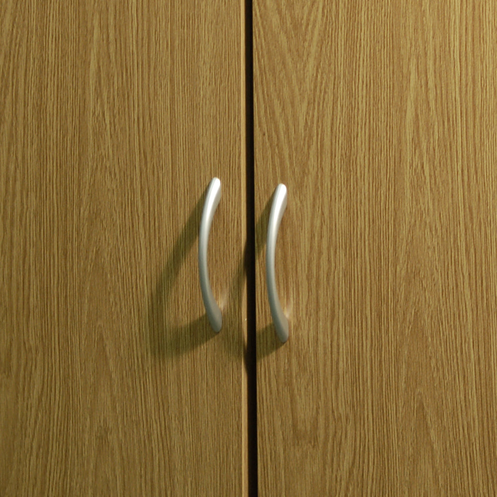 Oak cabinet, perfect for keeping media collections neatly arranged 