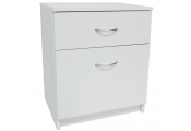 WATSONS - Two Drawer Office Filing Cabinet - White