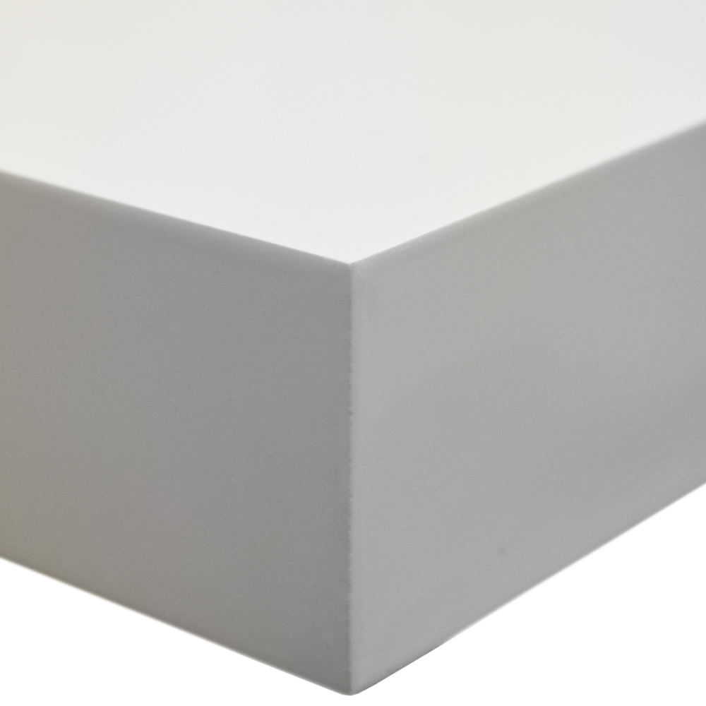Wall Mounted 40cm Floating Shelf - Pack of Two - White - Watson's On ...